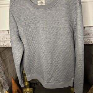Marine Layer Gray Quilted Sweatshirt